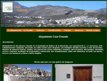 Tablet Screenshot of alojamientocasagonzalo.com